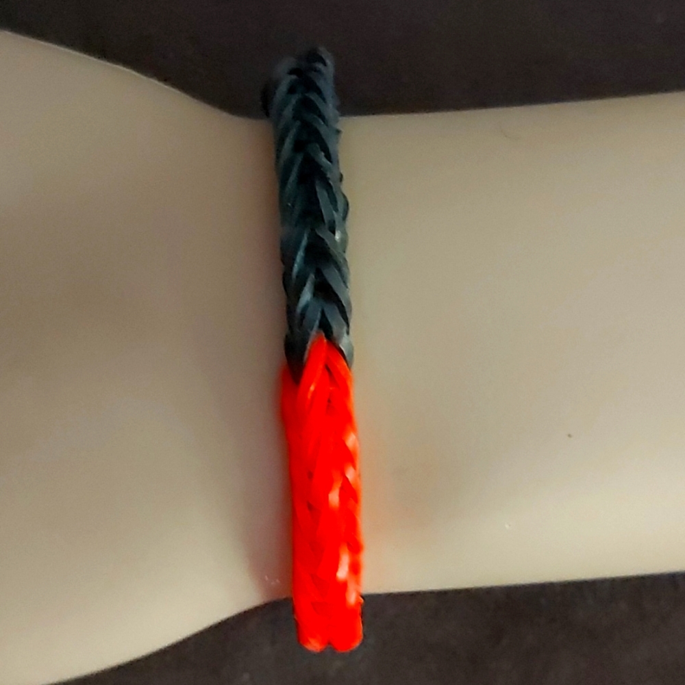 Red and black bracelet